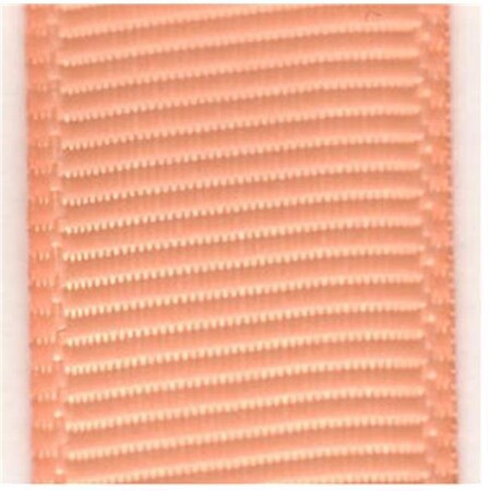Papilion Papilion R074200160720100Y .63 in. Grosgrain Ribbon 100 Yards - Peach R074200160720100Y
